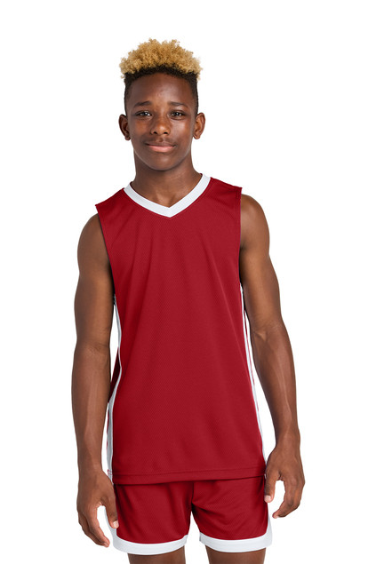 Sport-Tek Youth Rival Basketball Rev Jersey Product Image