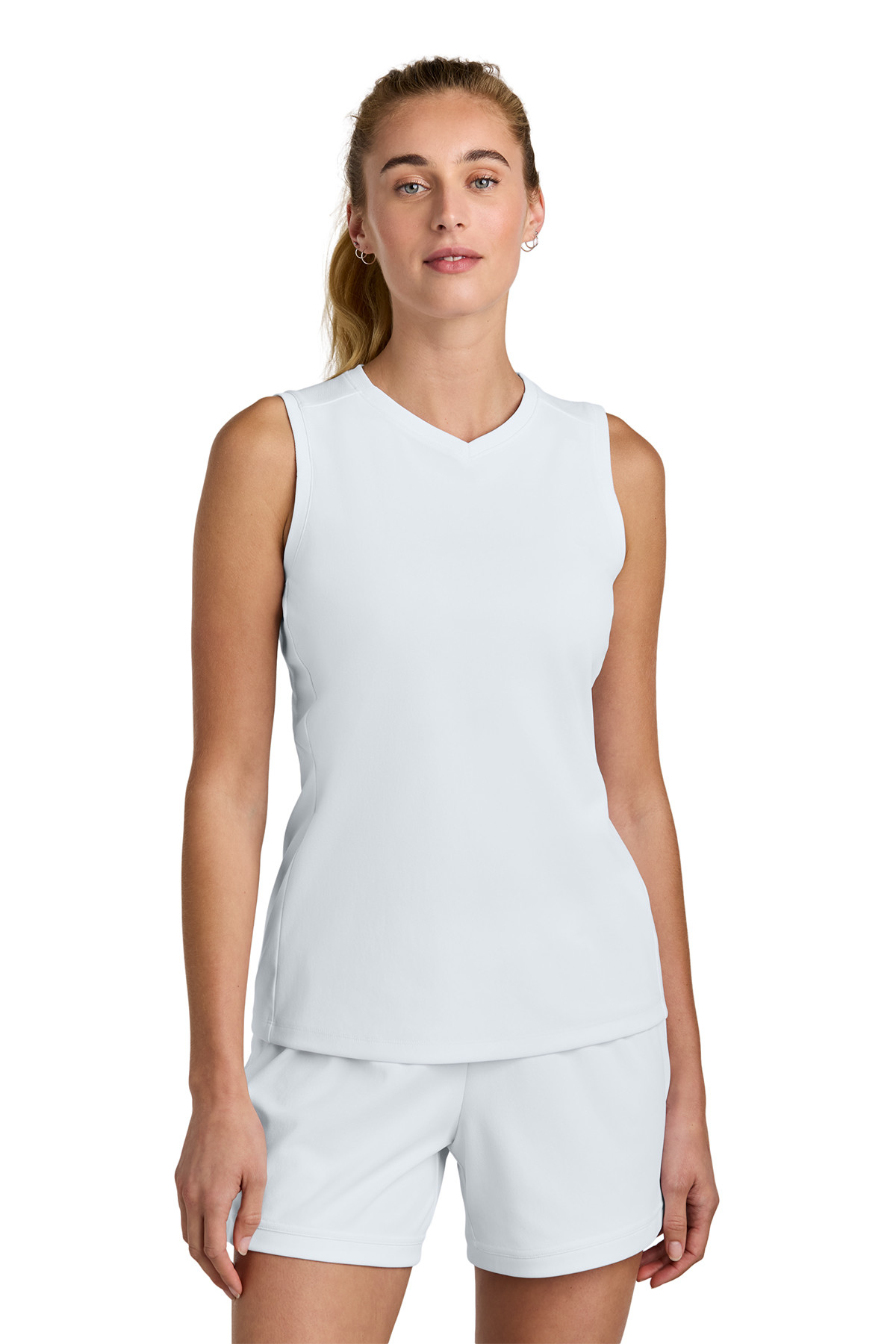 Sport-Tek Women’s Club Sleeveless V-Neck Product Image