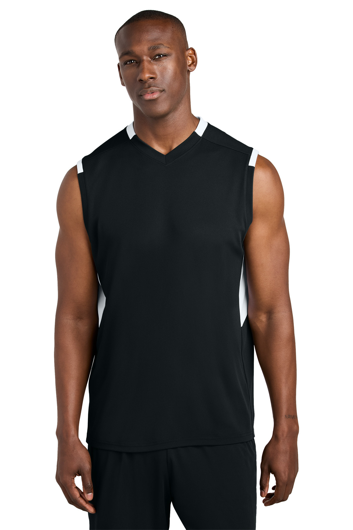 Sport-Tek Club Sleeveless V-Neck Product Image