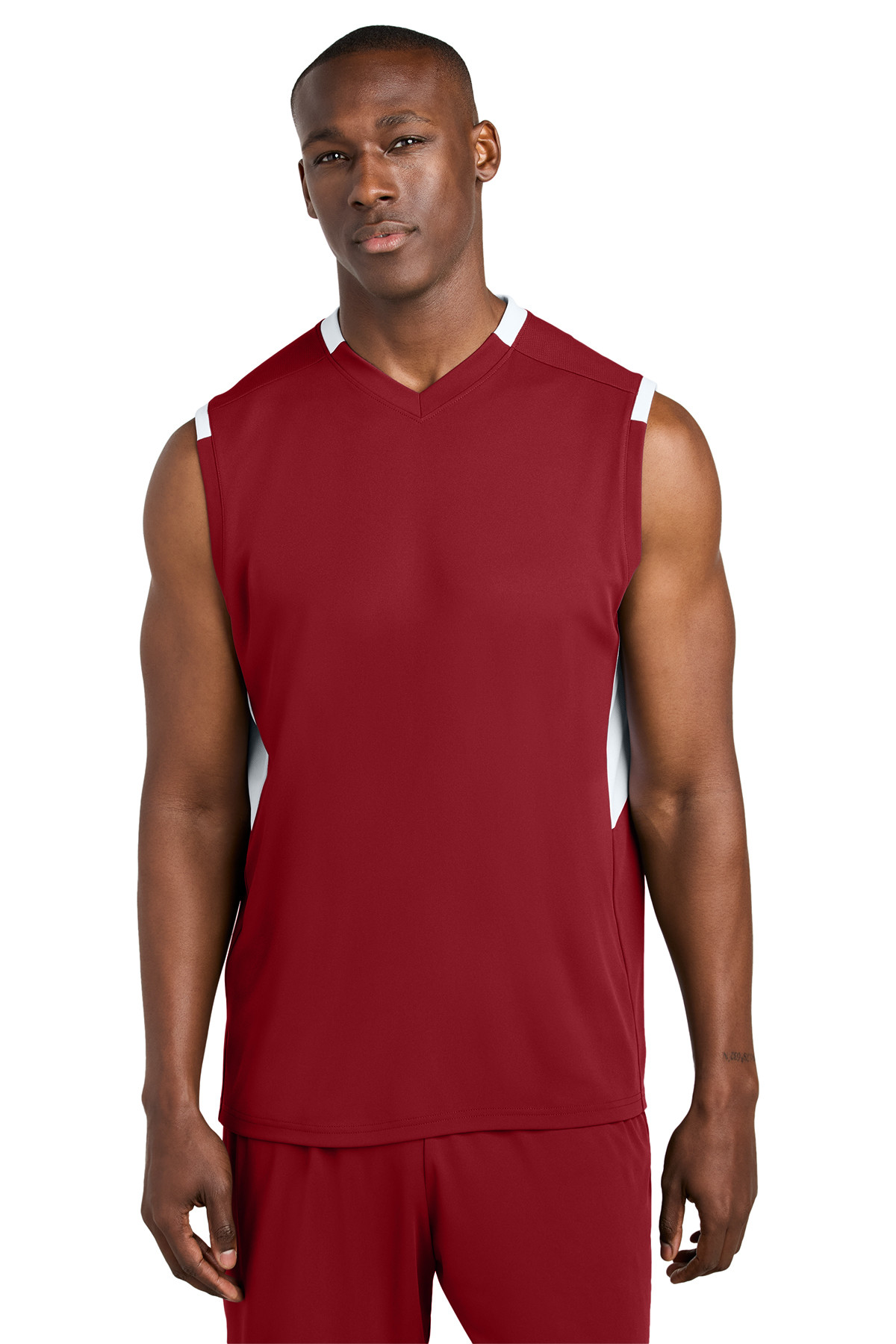 Sport-Tek Club Sleeveless V-Neck Product Image