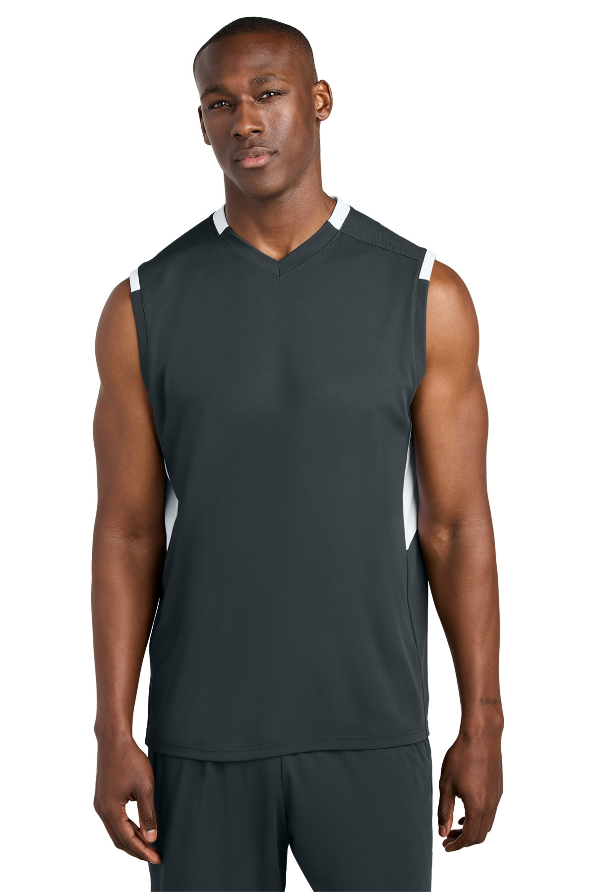 Sport-Tek Club Sleeveless V-Neck Product Image