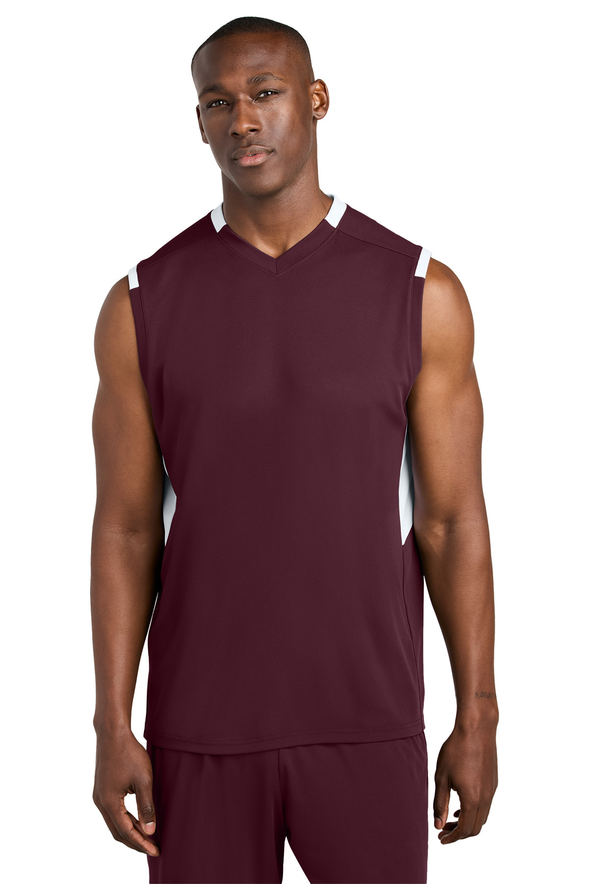 Sport-Tek Club Sleeveless V-Neck Product Image
