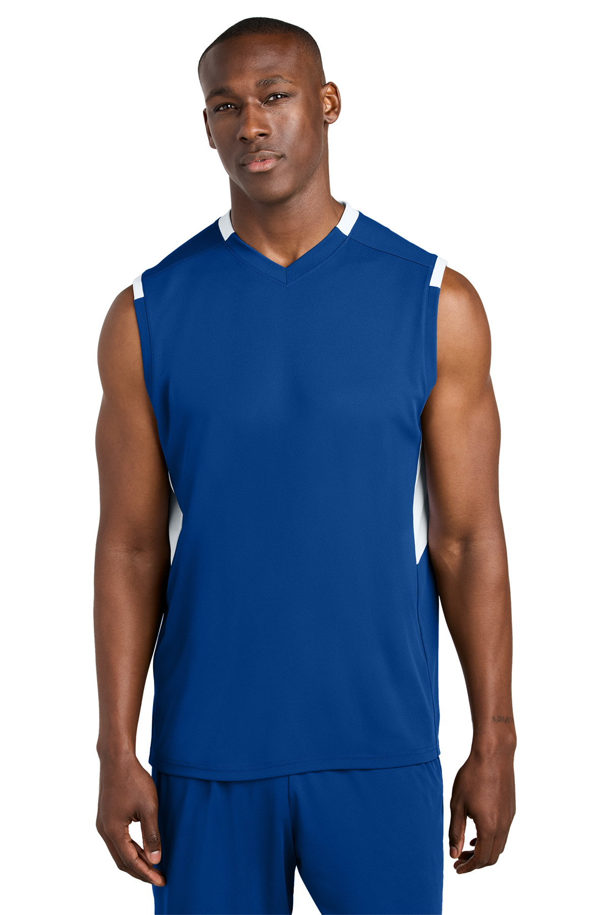 Sport-Tek Club Sleeveless V-Neck Product Image