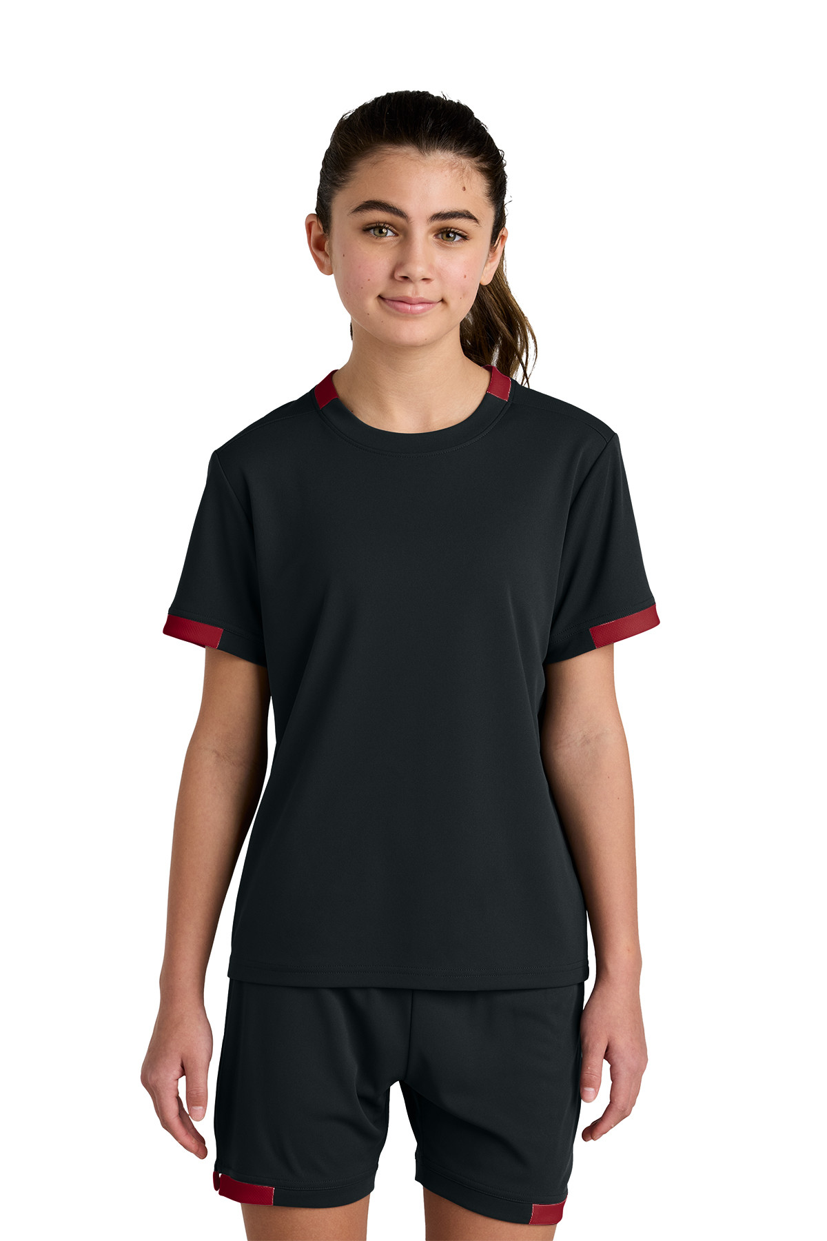 Sport-Tek Youth Club Short Sleeve Crew Product Image