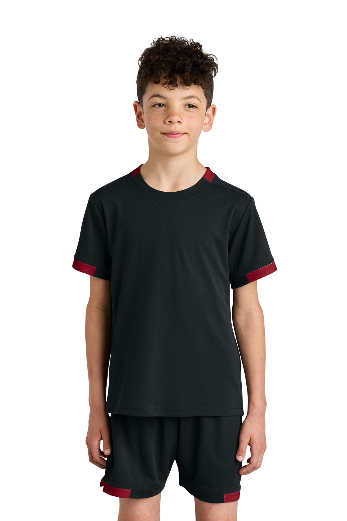 Sport-Tek Youth Club Short Sleeve Crew Product Image