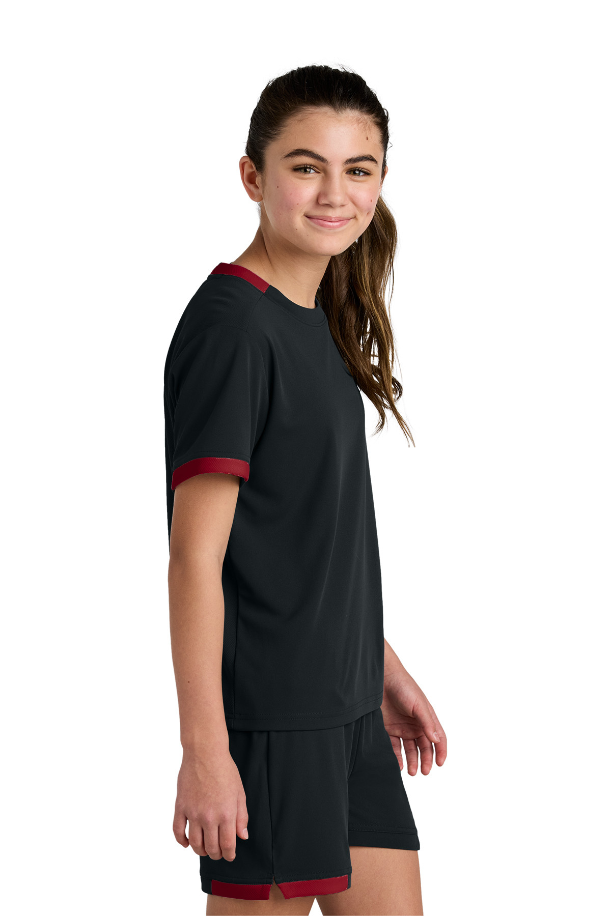 Sport-Tek Youth Club Short Sleeve Crew Product Image