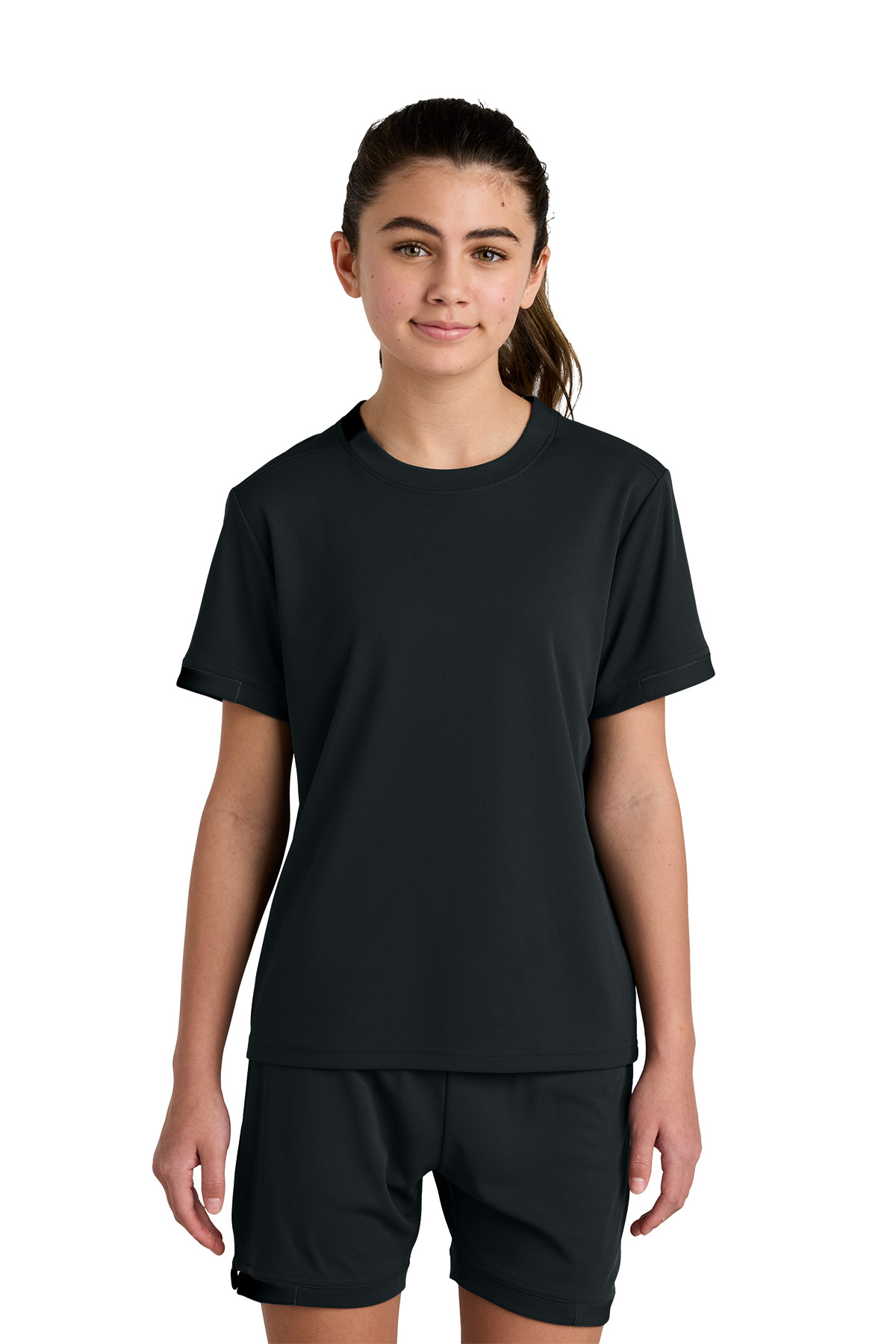 Sport-Tek Youth Club Short Sleeve Crew Product Image