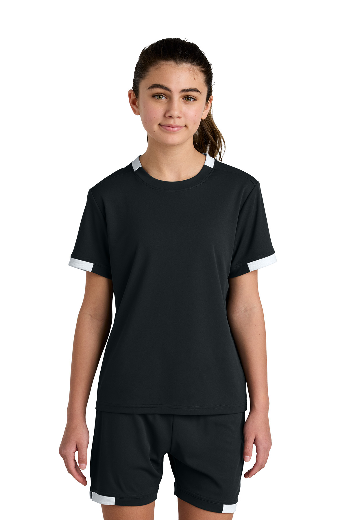 Sport-Tek Youth Club Short Sleeve Crew Product Image