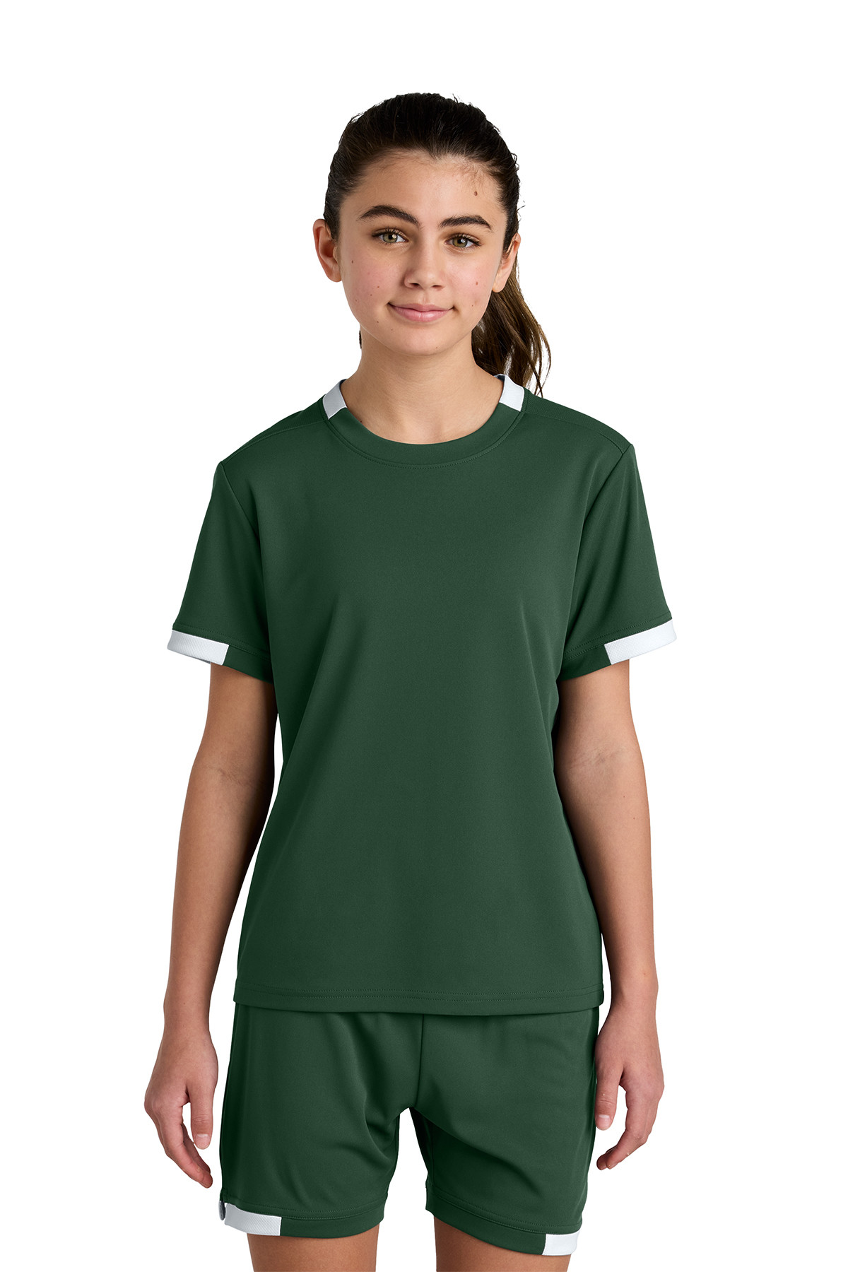 Sport-Tek Youth Club Short Sleeve Crew Product Image