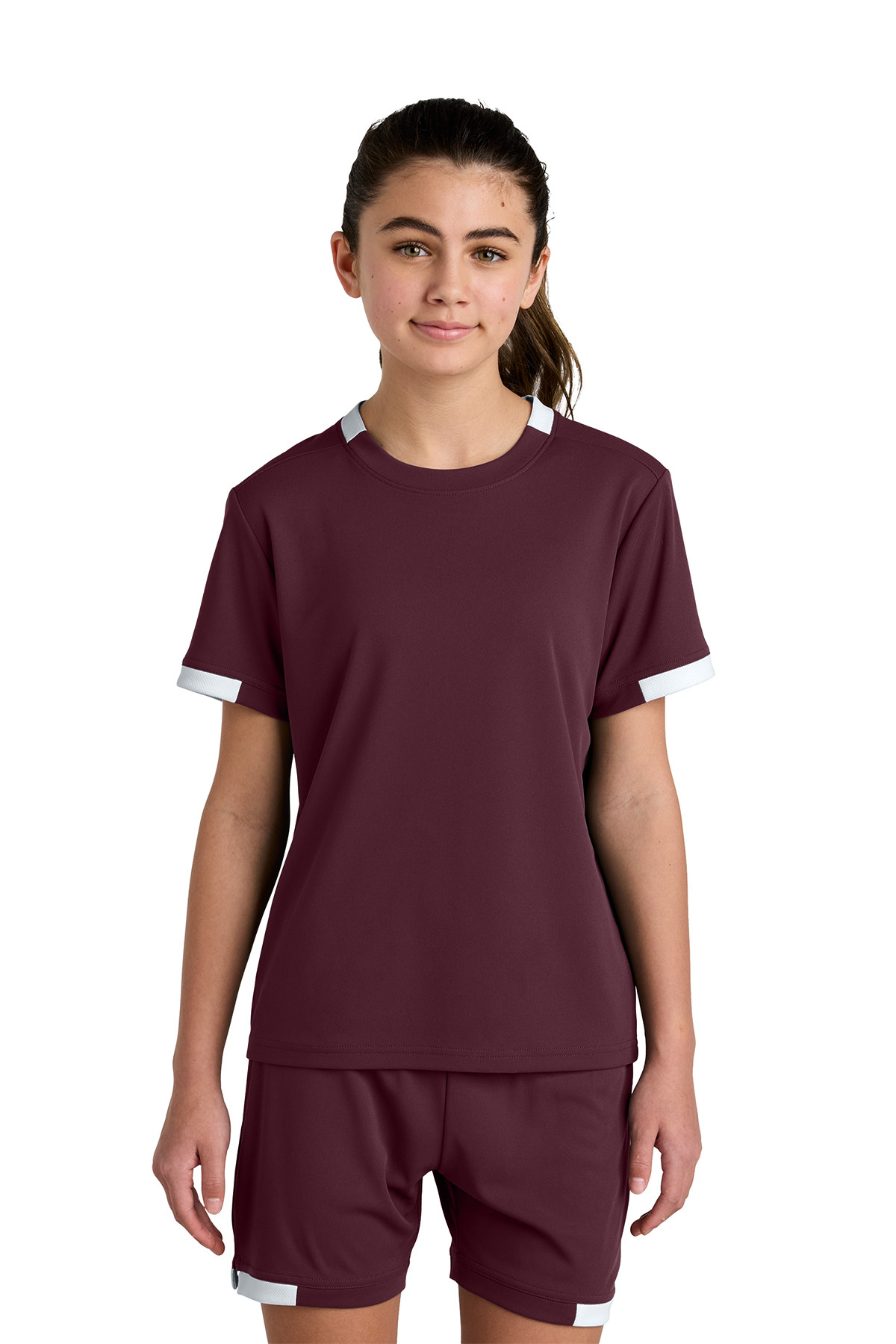 Sport-Tek Youth Club Short Sleeve Crew Product Image