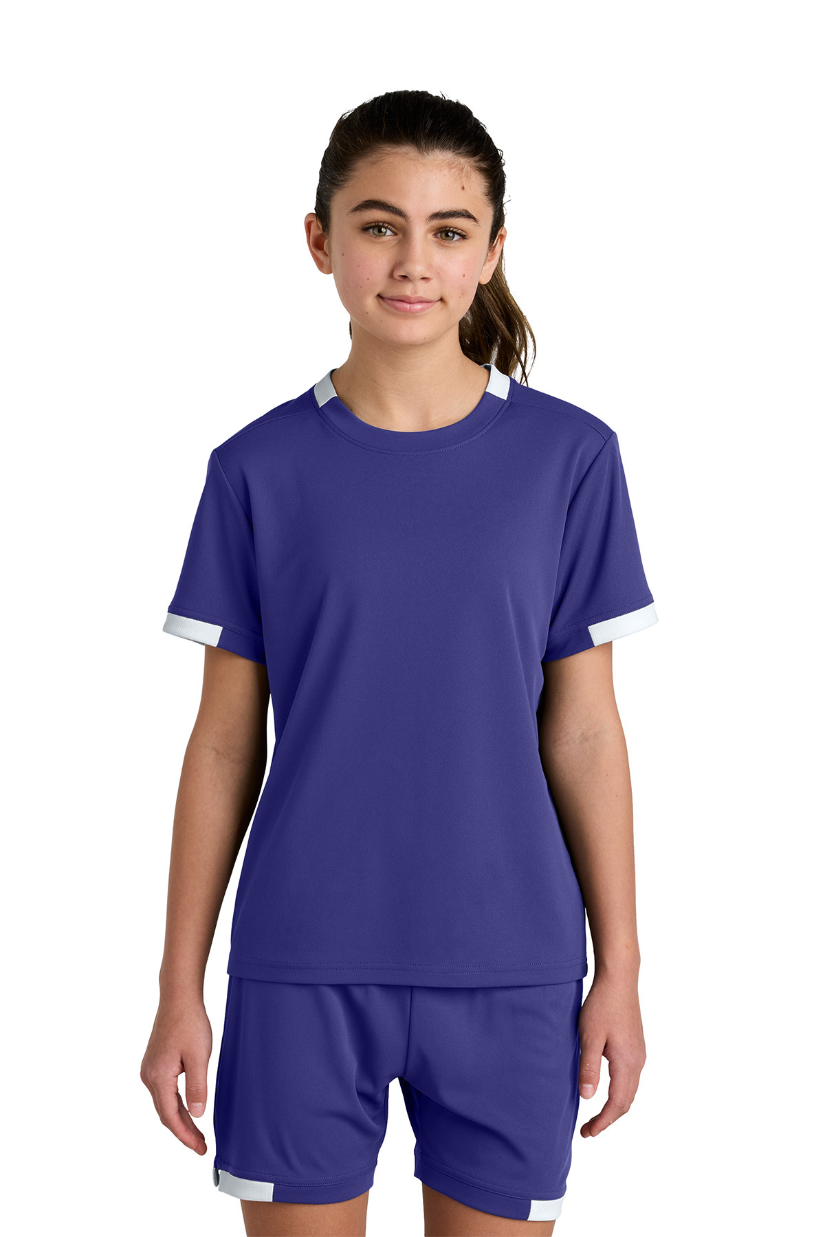 Sport-Tek Youth Club Short Sleeve Crew Product Image