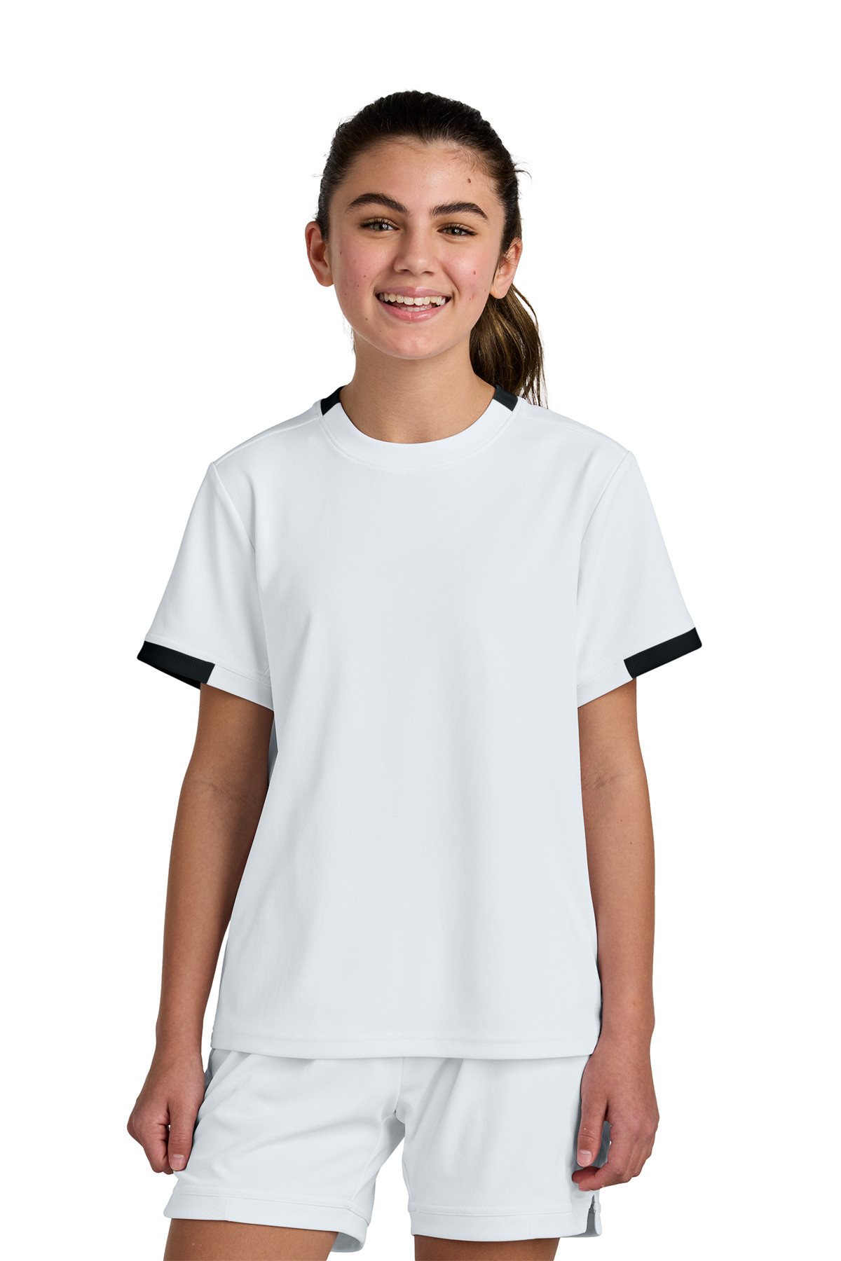 Sport-Tek Youth Club Short Sleeve Crew Product Image