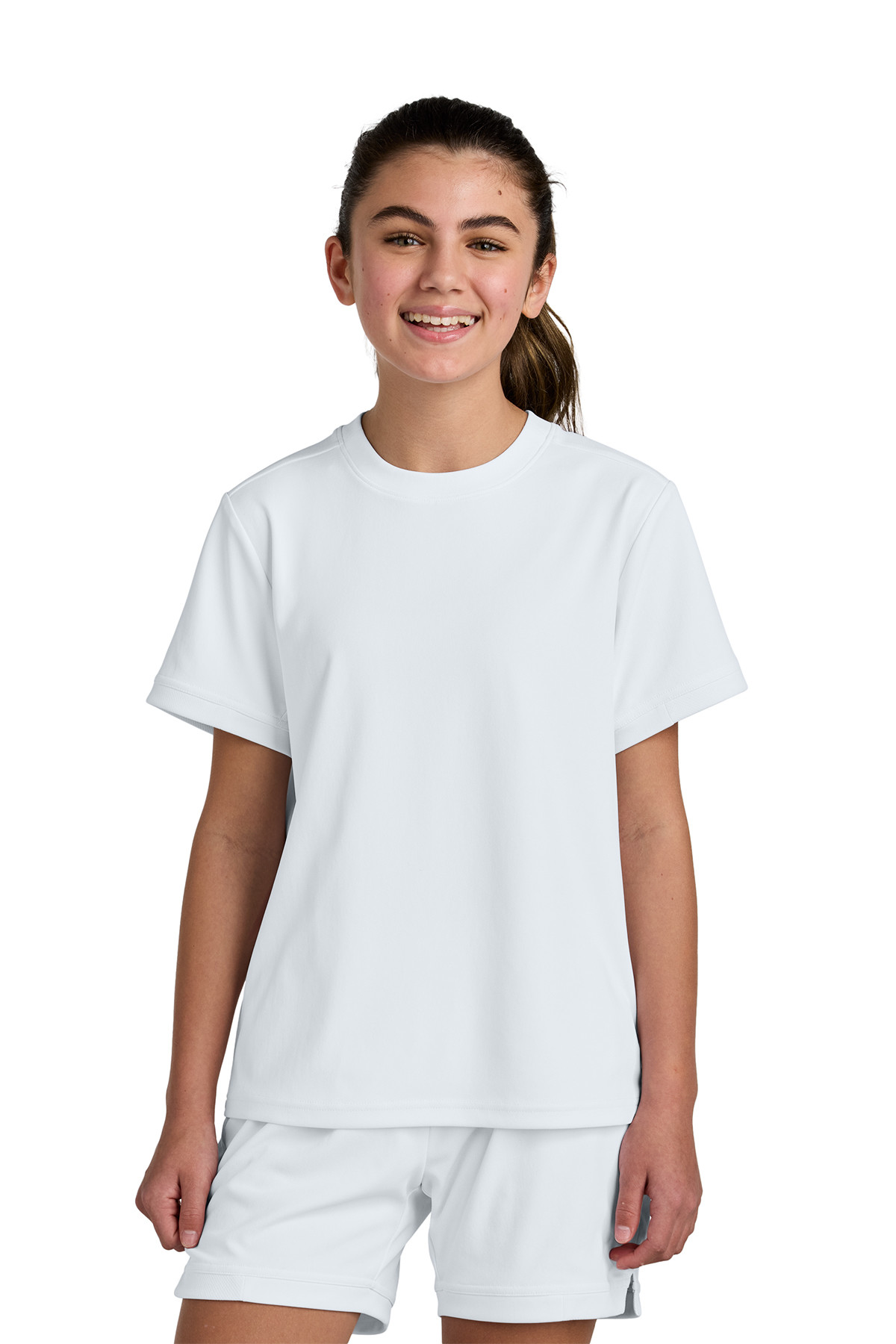 Sport-Tek Youth Club Short Sleeve Crew Product Image