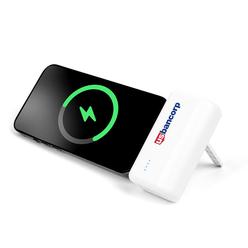 4500mAh Dual Connector Capsule Power Bank with Stand Product Image