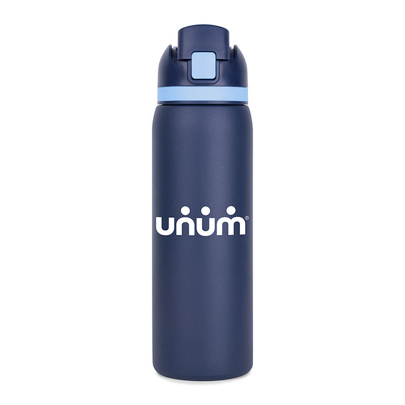 Two-Toned ClipSip Stainless Steel Straw Bottle - 27 oz. Product Image