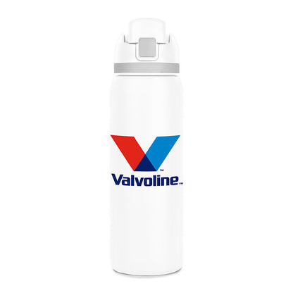 Two-Toned ClipSip Stainless Steel Straw Bottle - 27 oz. Product Image