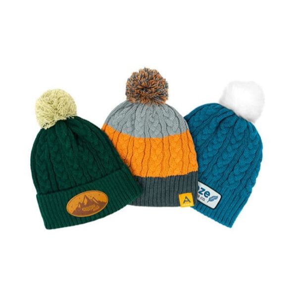 Custom Cable Knit Beanie Product Image