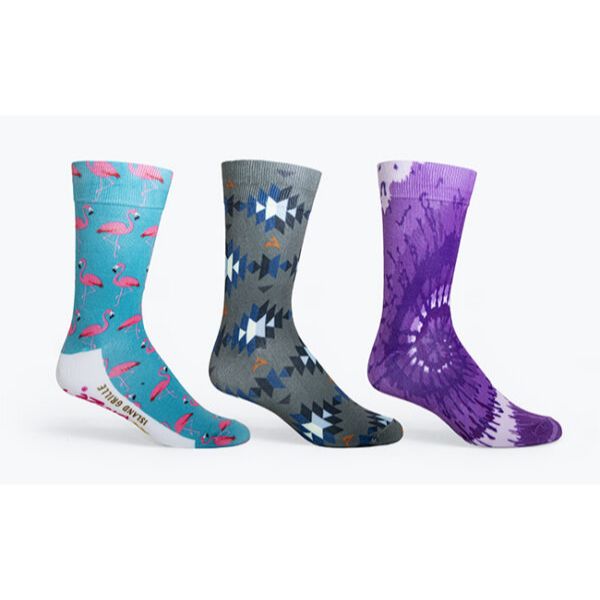 Full Color Direct to Garment Dress Socks Product Image