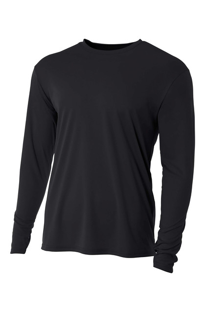 A4 Youth Cooling Performance Long Sleeve Tee Product Image