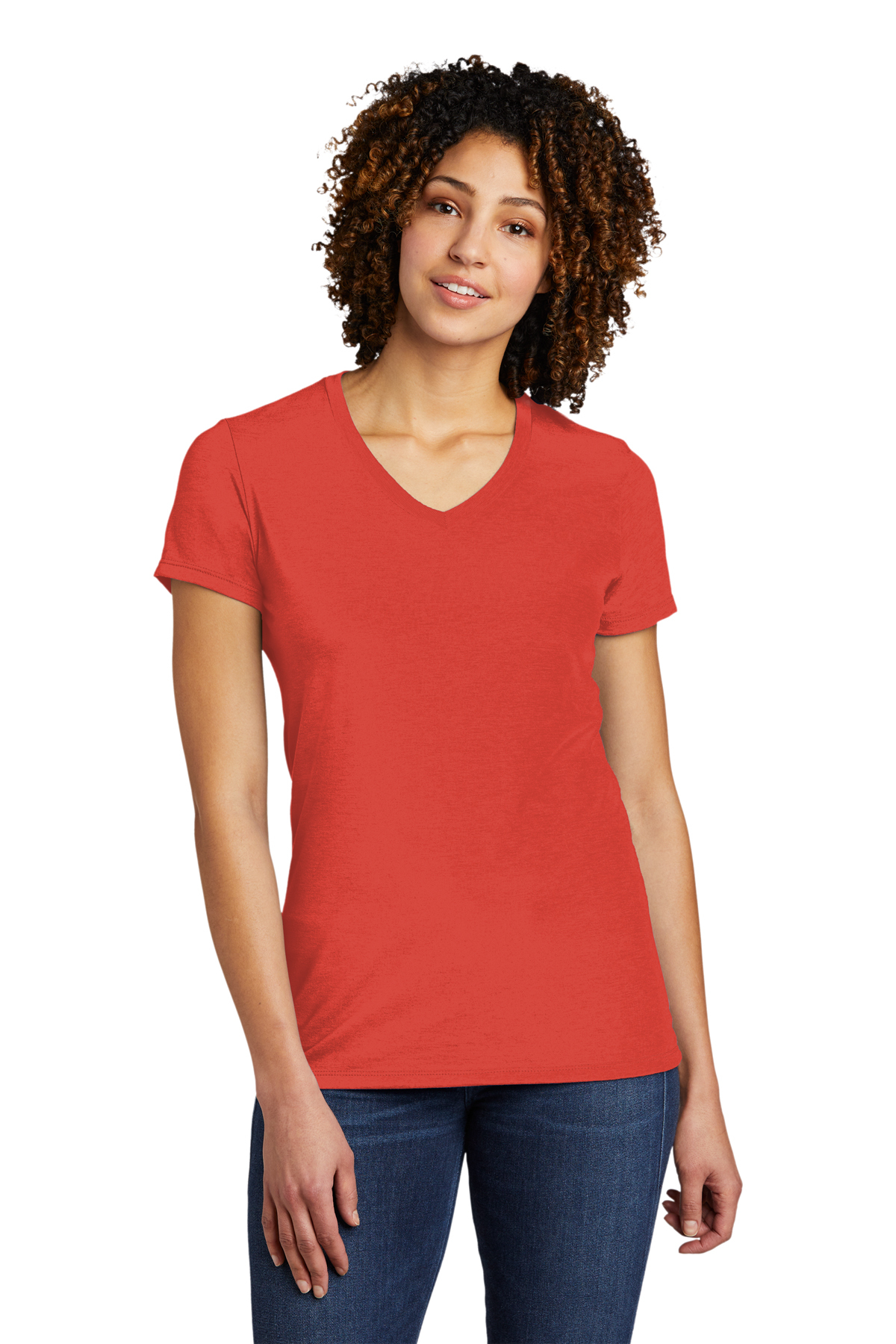Allmade® Women’s Tri-Blend V-Neck Tee Product Image