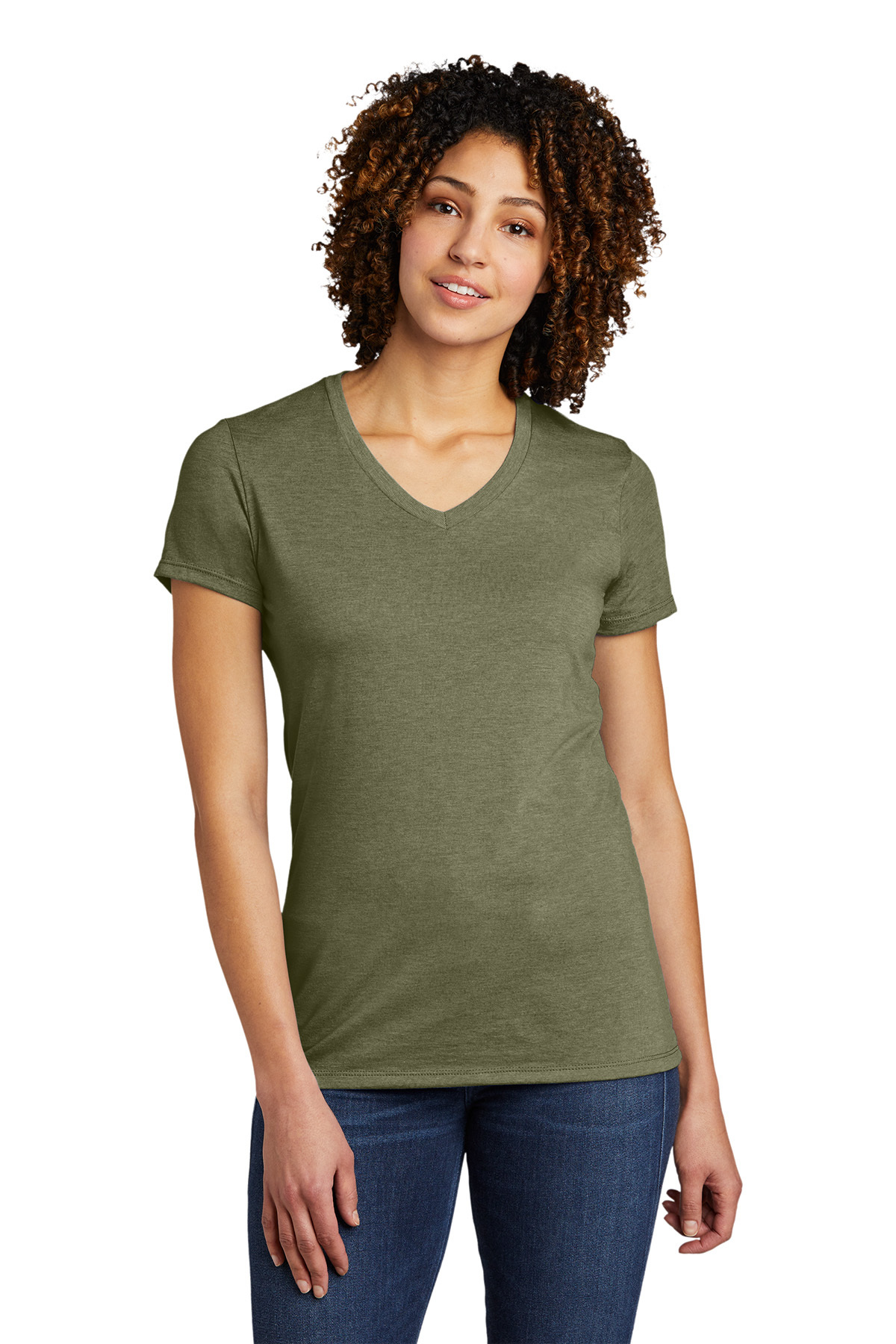 Allmade® Women’s Tri-Blend V-Neck Tee Product Image