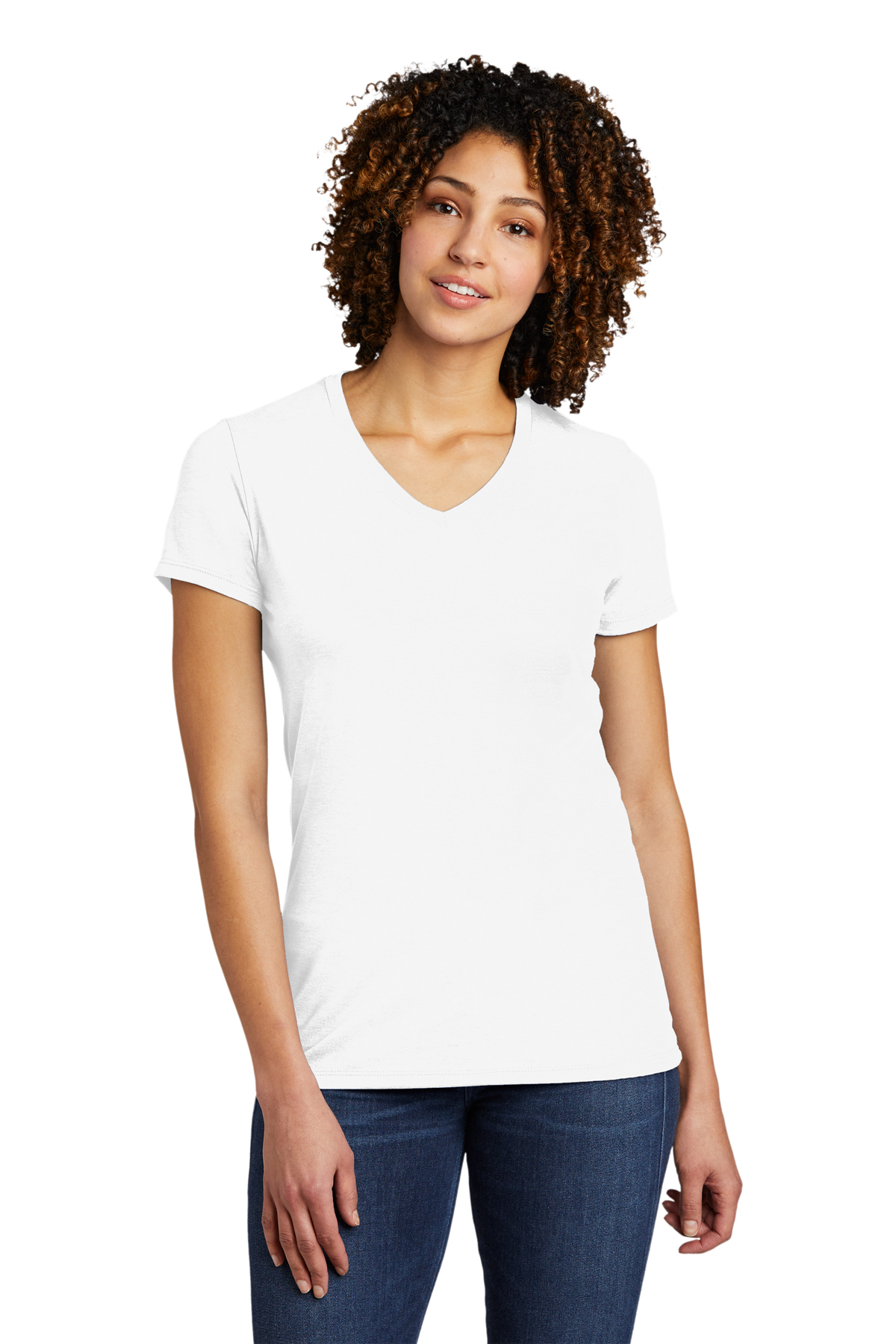 Allmade® Women’s Tri-Blend V-Neck Tee Product Image