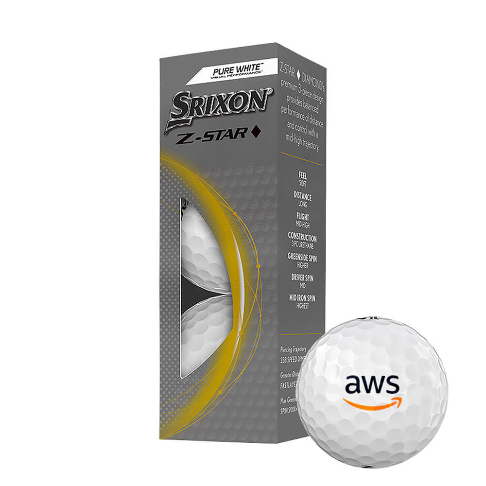 Rush Srixon Z-Star Diamond 3 Pack Golf Balls Product Image