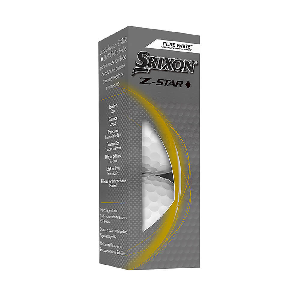 Rush Srixon Z-Star Diamond 3 Pack Golf Balls Product Image