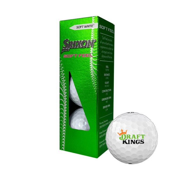 Rush Srixon Soft Feel 3 Pack Golf Balls Product Image