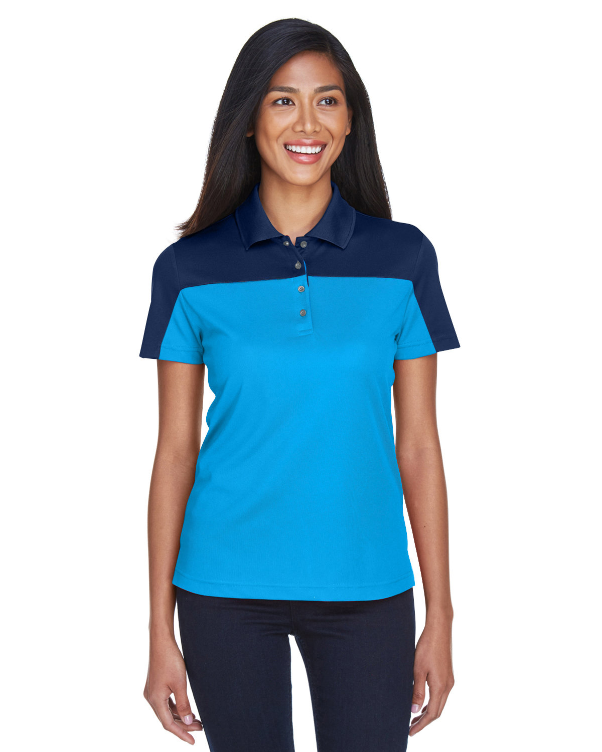 Core 365 Women's Balance Colorblock Performance Piqué Polo Product Image