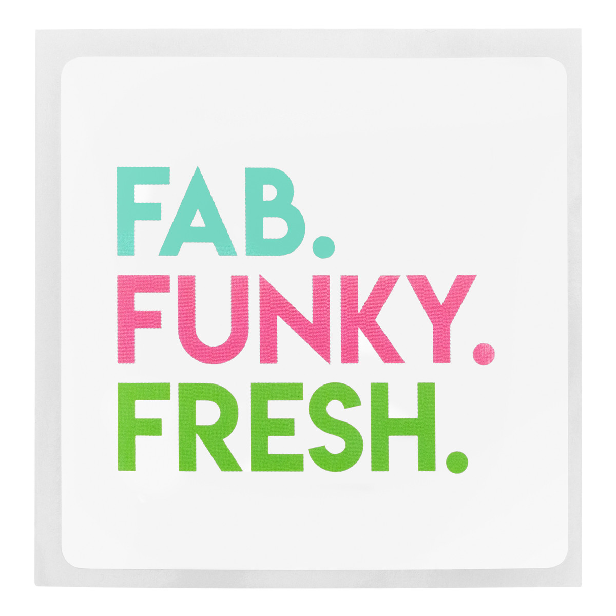 Square Rounded Corner Sticker Product Image