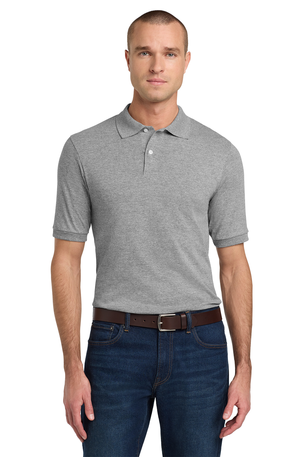 JERZEES® SpotShield 5.6-Ounce Jersey Knit Sport Shirt Product Image