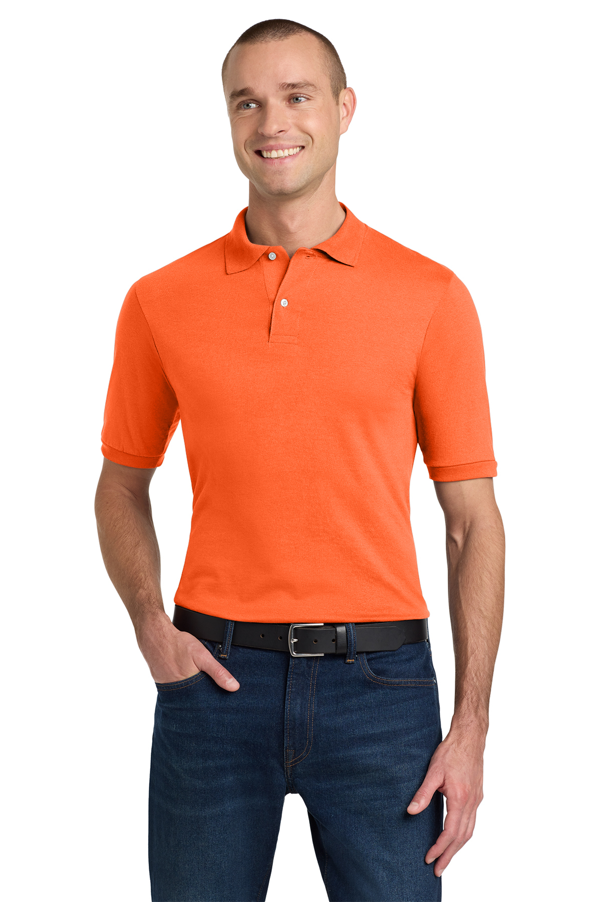 JERZEES® SpotShield 5.6-Ounce Jersey Knit Sport Shirt Product Image
