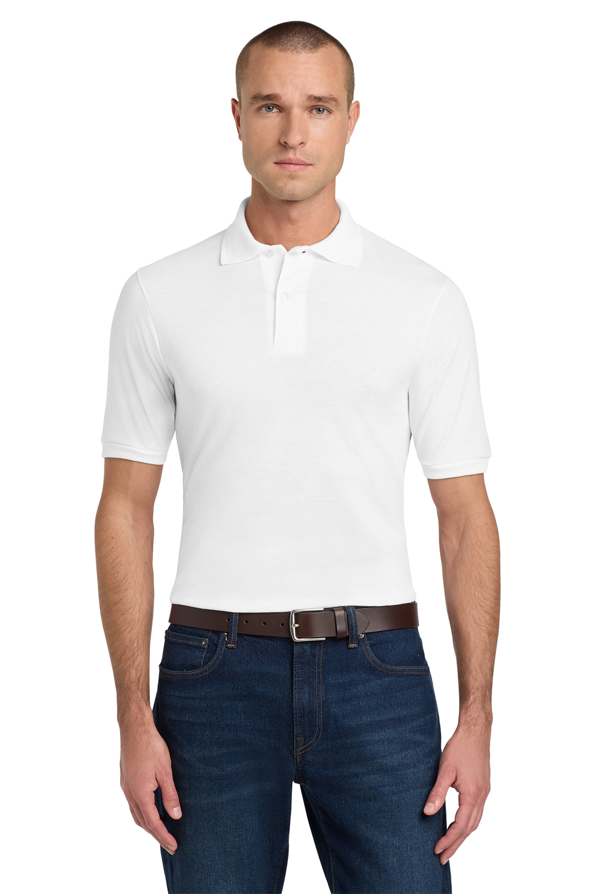 JERZEES® SpotShield 5.6-Ounce Jersey Knit Sport Shirt Product Image