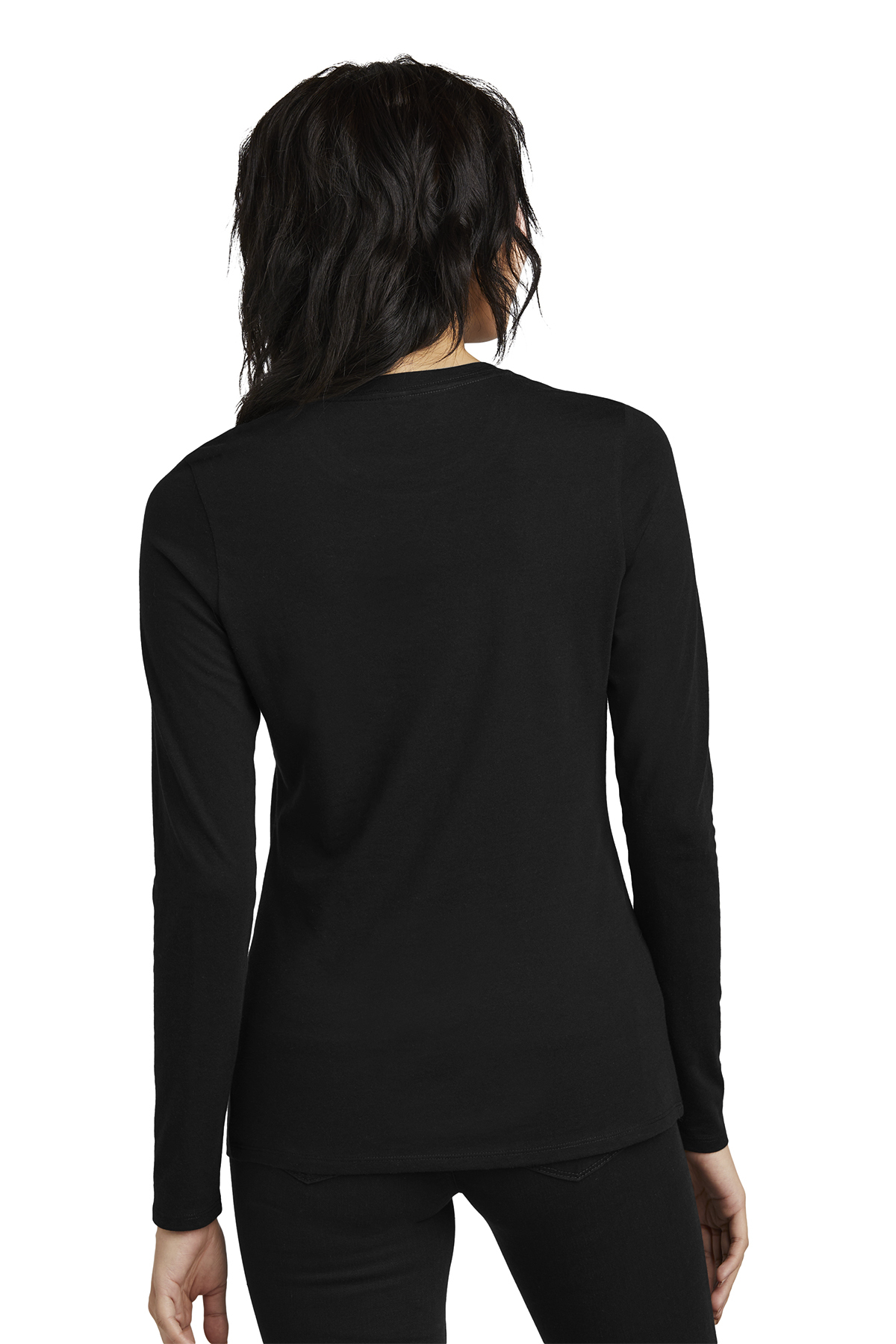 District Women's Perfect Blend® CVC Long Sleeve Tee Product Image