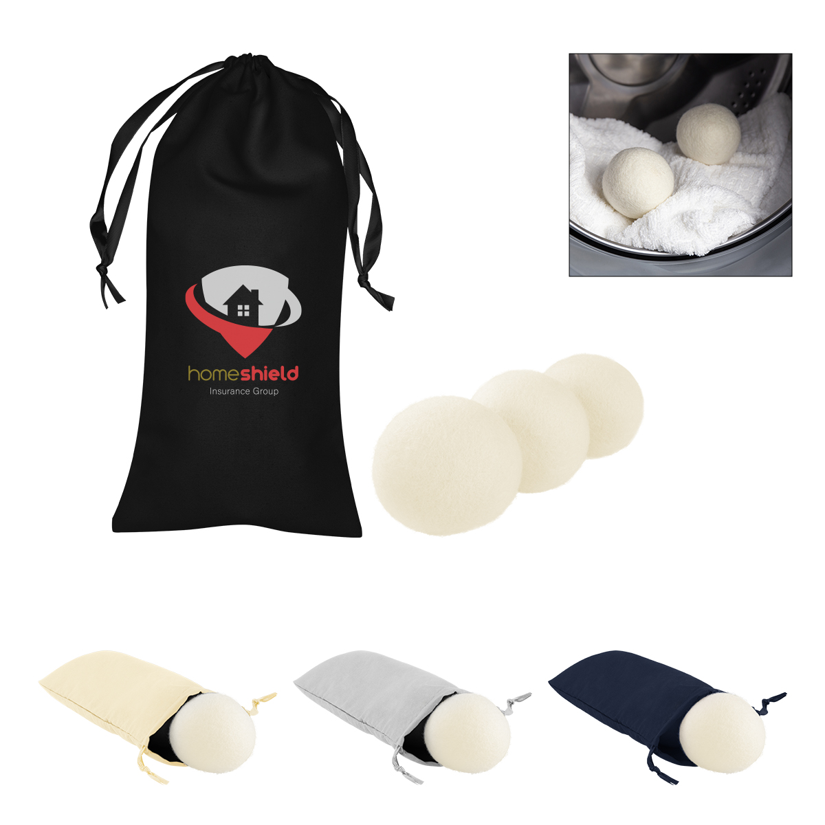 Wool Dryer Ball Set Product Image
