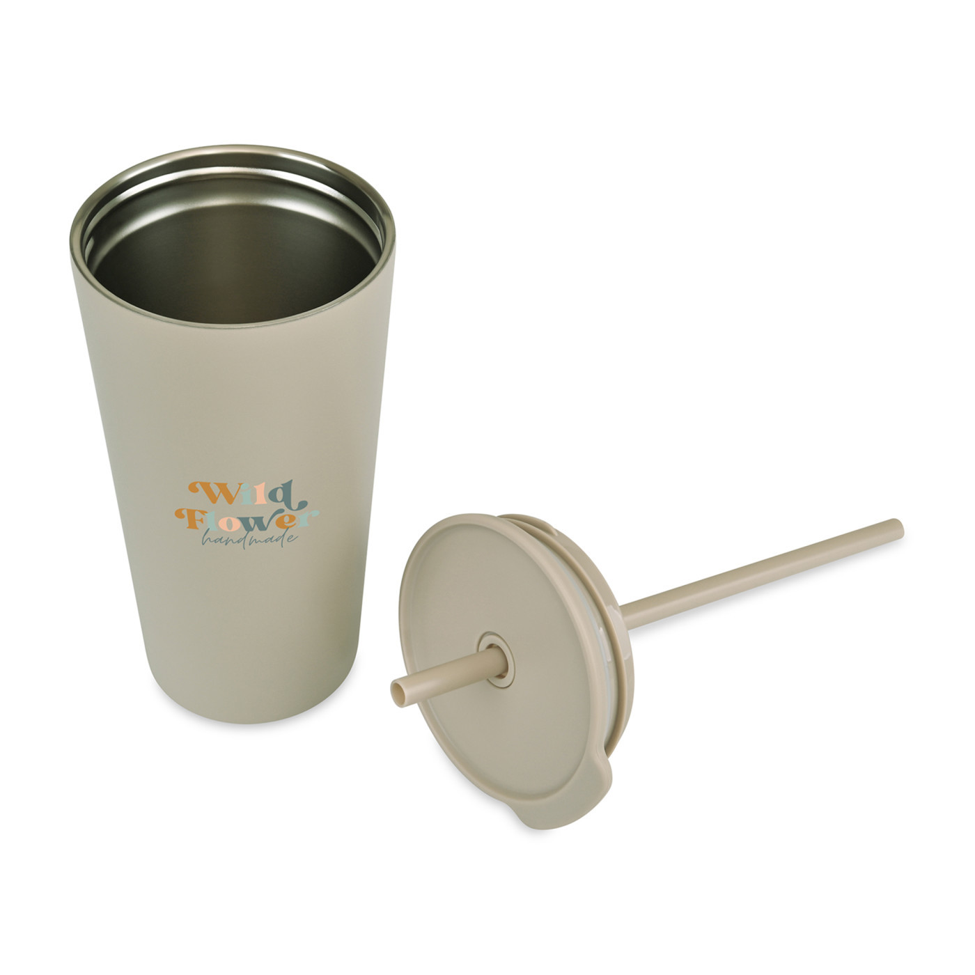 Aviana™ Rowan Recycled Straw Tumbler - 17 oz. Product Image