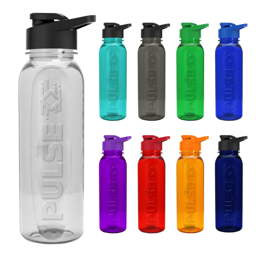 The Boss Embossed Tritan™ Bottle with Drink-thru lid - 24 oz. Product Image