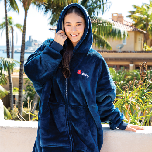 Oversized Lounge Zip Up Hoodie Product Image