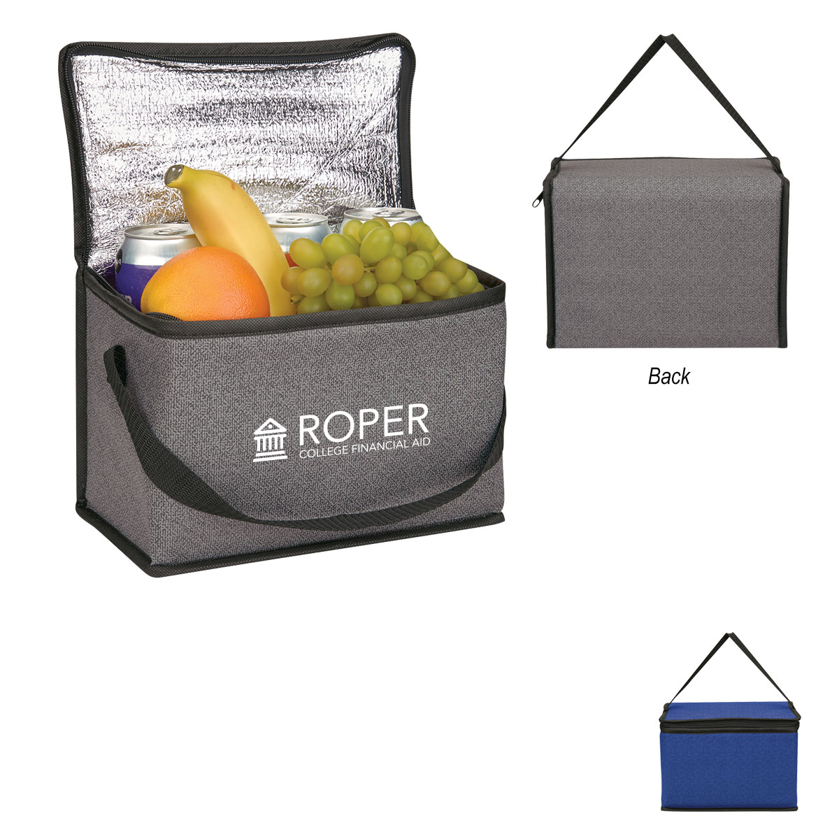 Heathered Non-Woven Cooler Lunch Bag Product Image