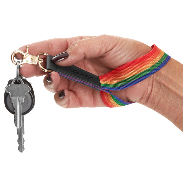 b.free Rainbow Pride Wrist Strap Keychain Product Image