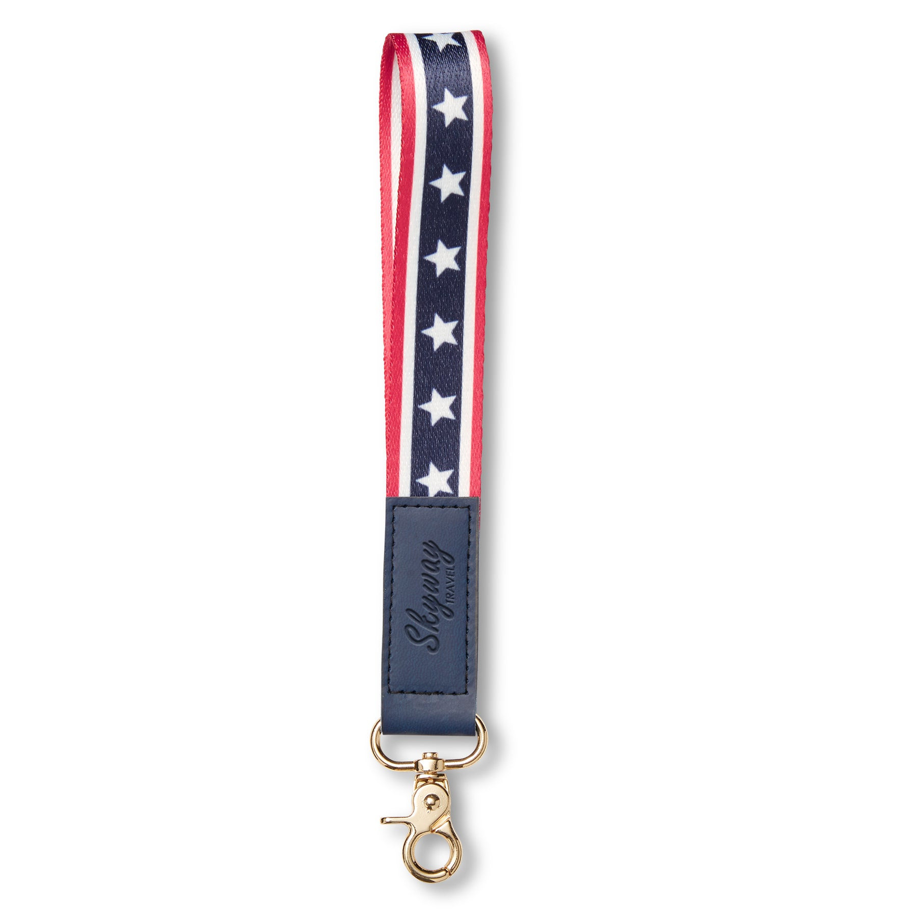 USA Patriotic Wrist Strap Keychain Product Image