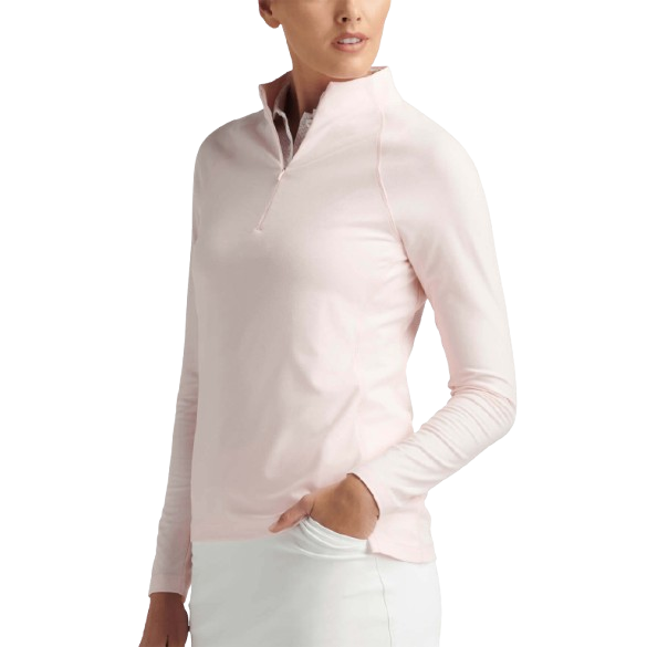 Peter Millar Women's Melange Raglan Sleeve Perth Layer Quarter-Zip Product Image