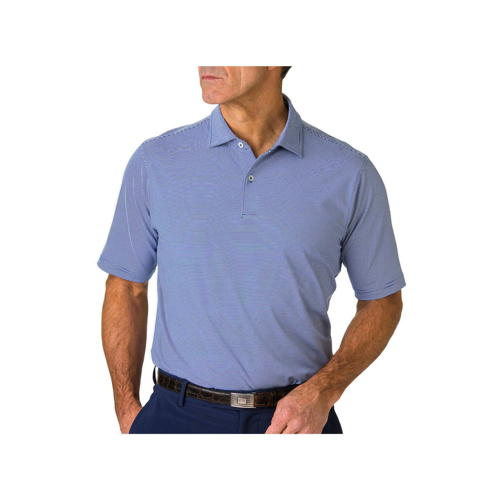 Fairway & Greene Men's Mini Stripe Polo Product Image