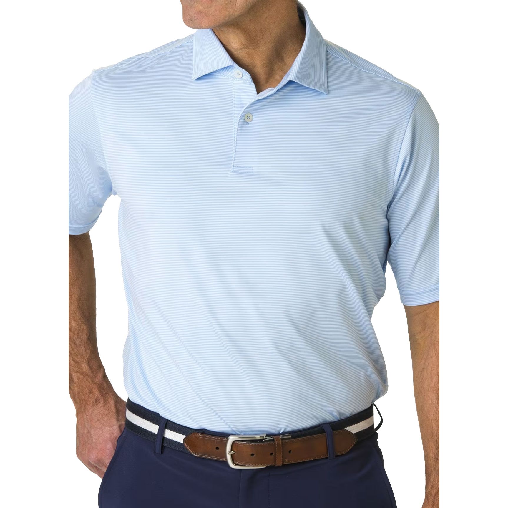 Fairway & Greene Men's Mini Stripe Polo Product Image