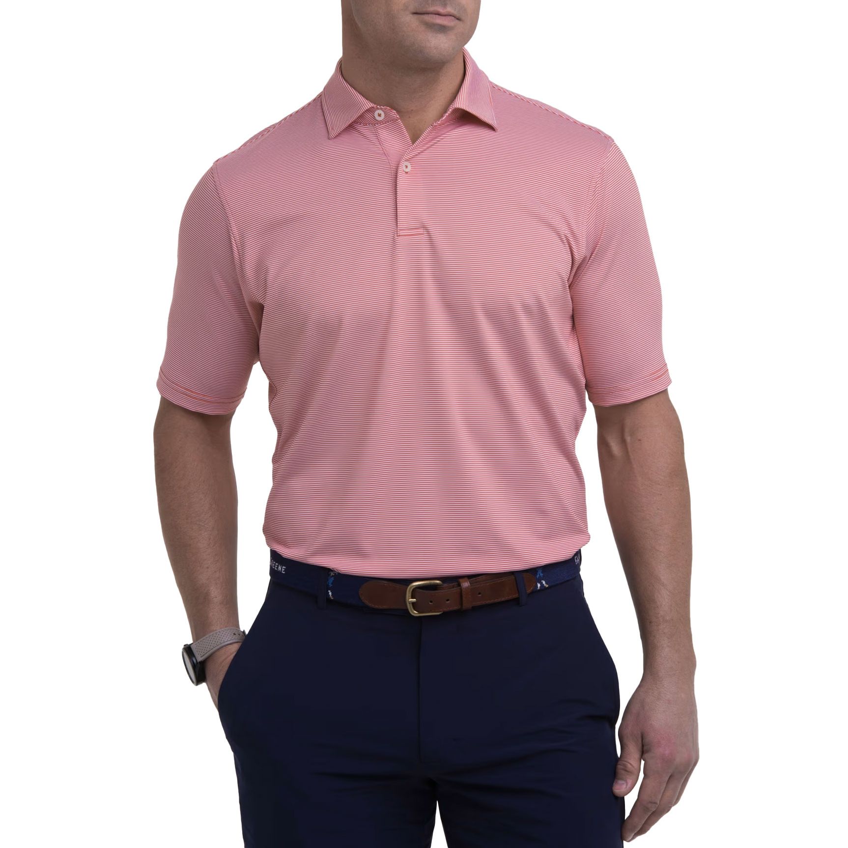 Fairway & Greene Men's Mini Stripe Polo Product Image