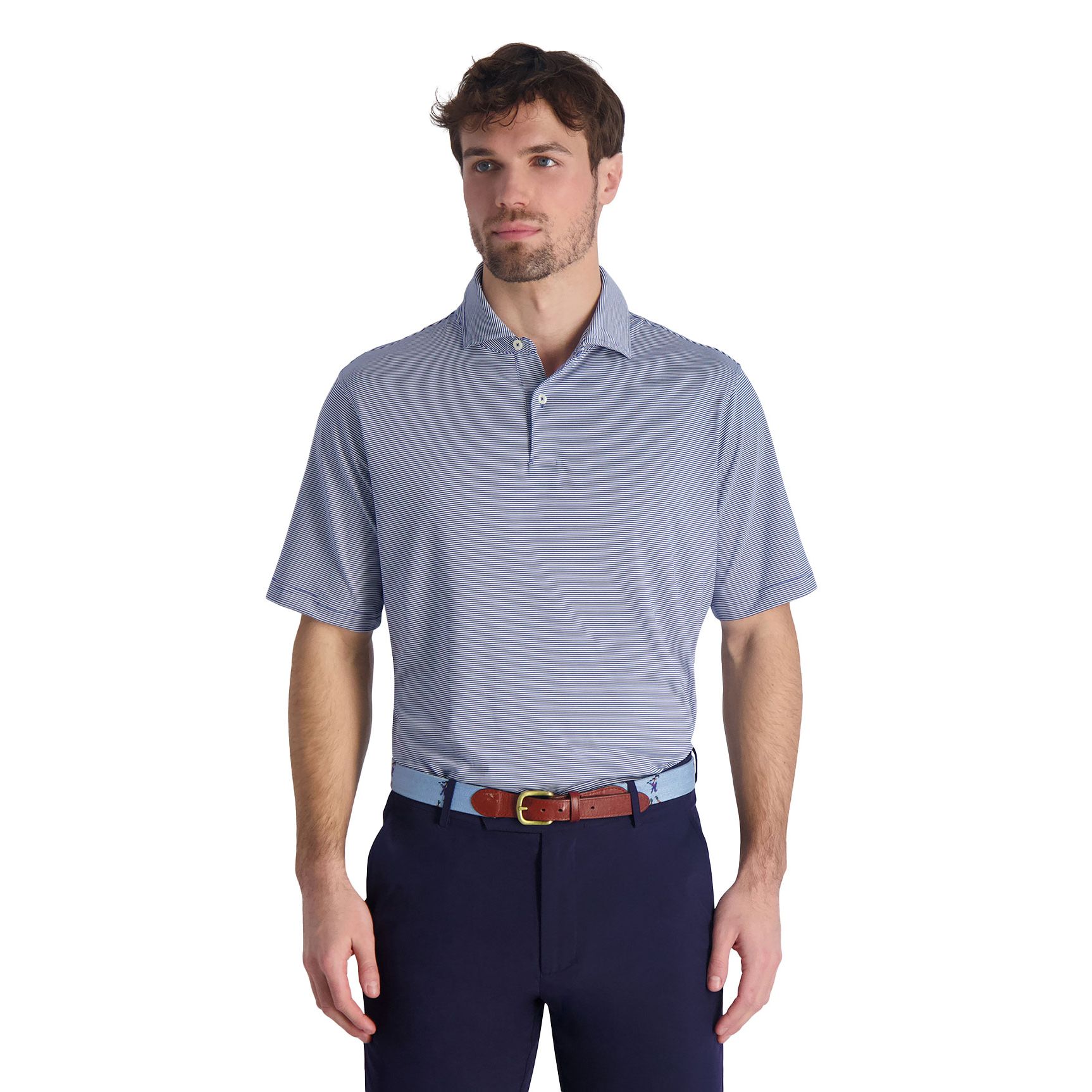 Fairway & Greene Men's Mini Stripe Polo Product Image