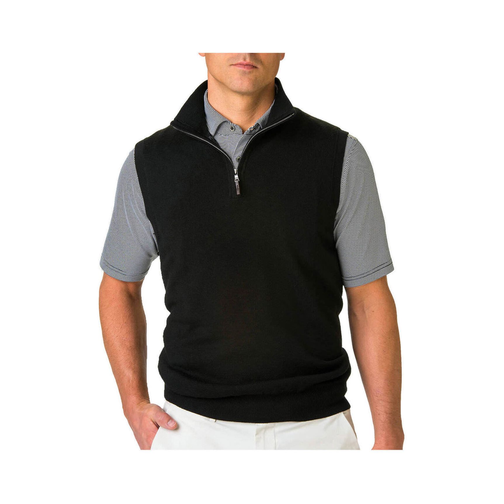 Fairway & Greene Men's Baruffa Quarter-Zip Windvest Product Image