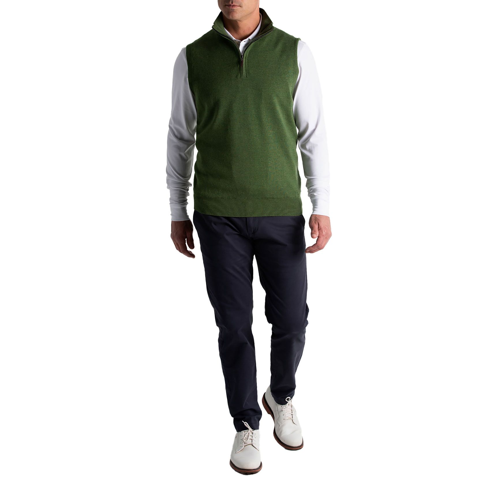 Fairway & Greene Men's Baruffa Quarter-Zip Windvest Product Image
