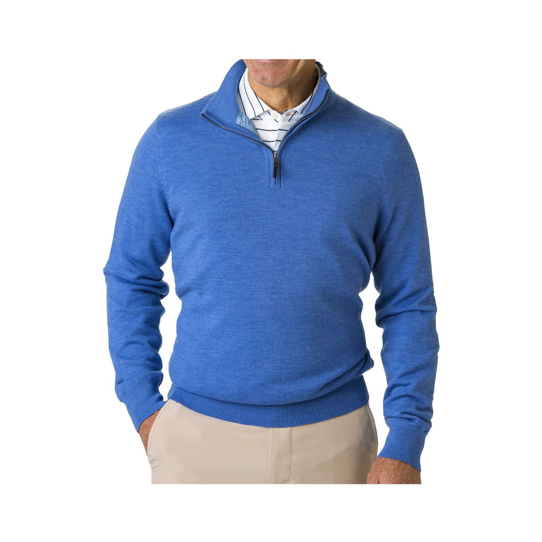 Fairway & Greene Men's Baruffa Quarter-Zip Windsweater Product Image